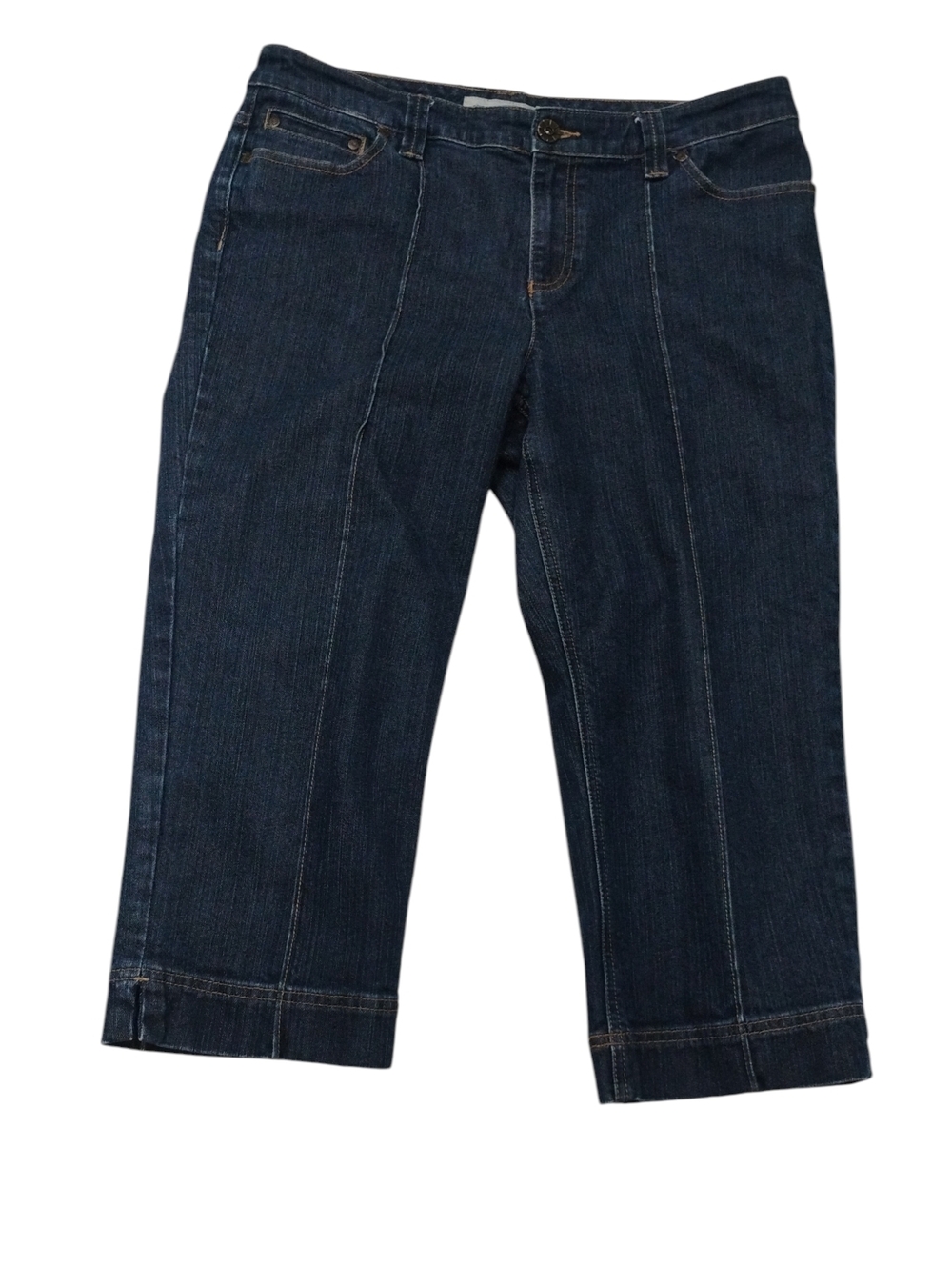 Chico's Dark Blue Denim Capris